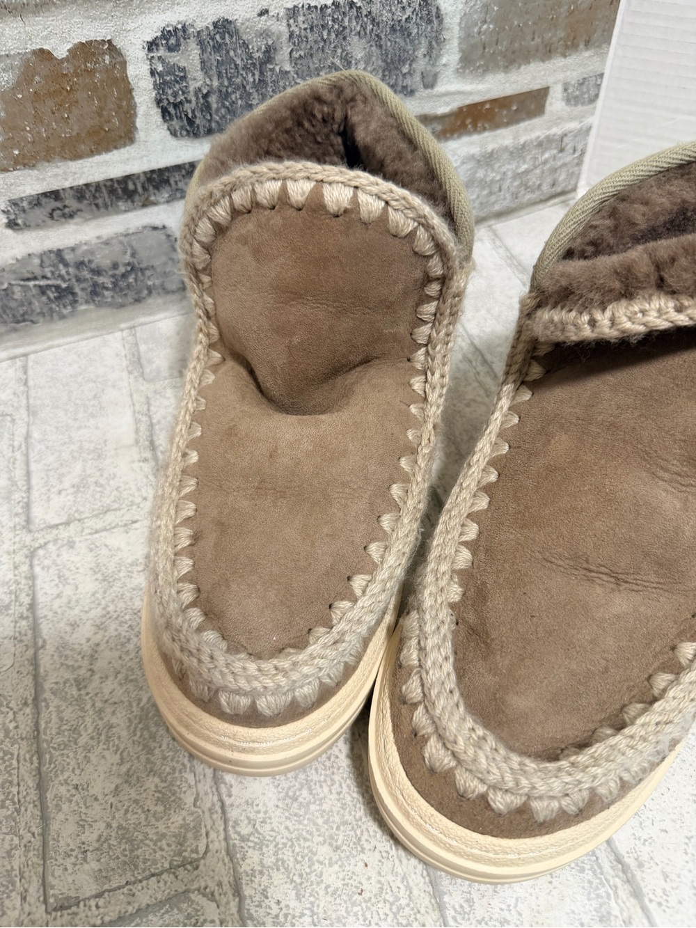 Eskimo shearling lined bootie Bold Glitter Logo size 39 - Picture 9 of 13